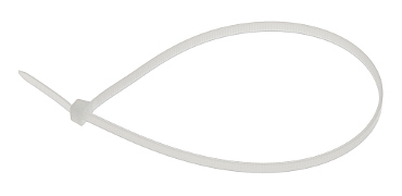 Set 100 buc Soricei - Coliere de Plastic 300x4.2 mm, din Nylon 66 albe